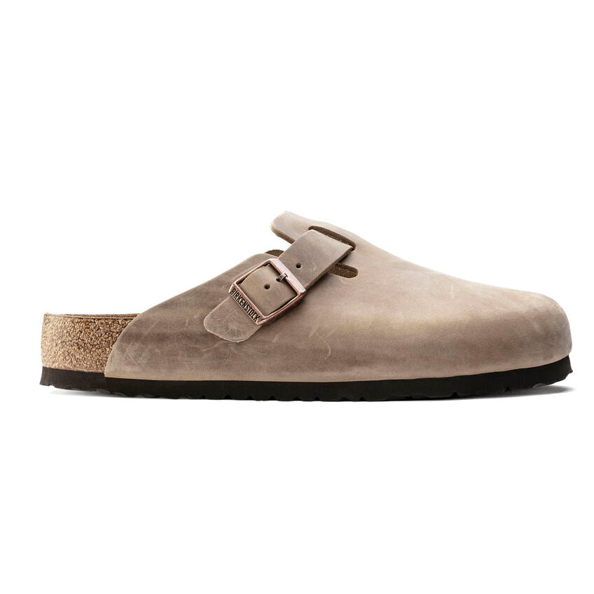 BIRKENSTOCK BOSTON SOFT FOOTBED OILED LEATHER WOMEN N (NARROW)