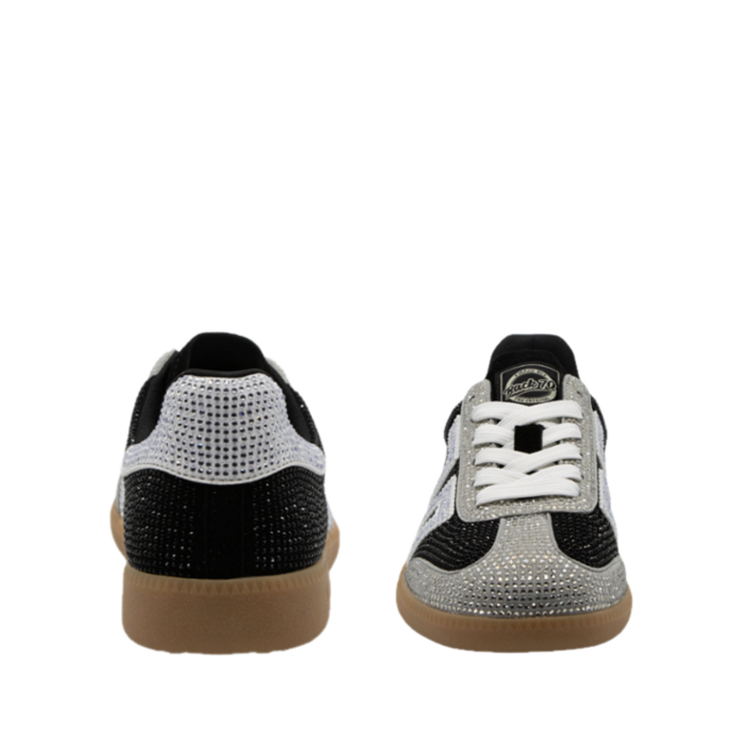 BACK 70 STARS LOW-PLATFORM RHINESTONE SNEAKER WOMEN