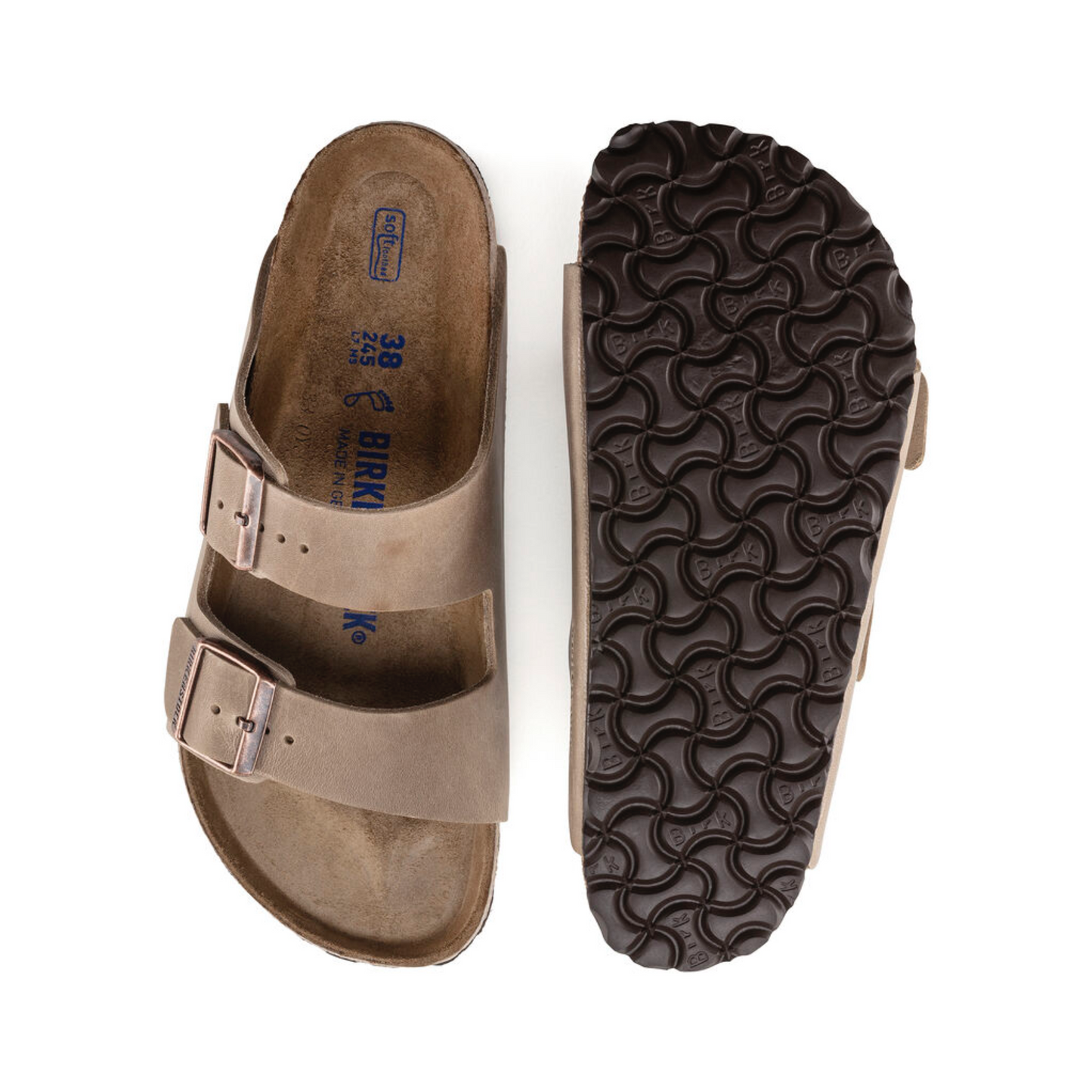 BIRKENSTOCK ARIZONA SOFT FOOTBED OILED LEATHER WOMEN (NARROW)