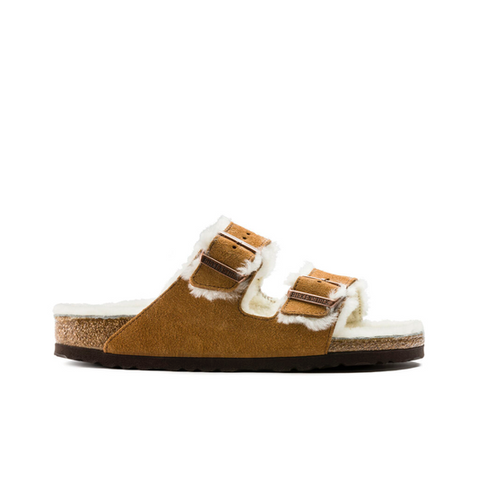 BIRKENSTOCK ARIZONA SUEDE SHEARLING N WOMEN (NARROW)