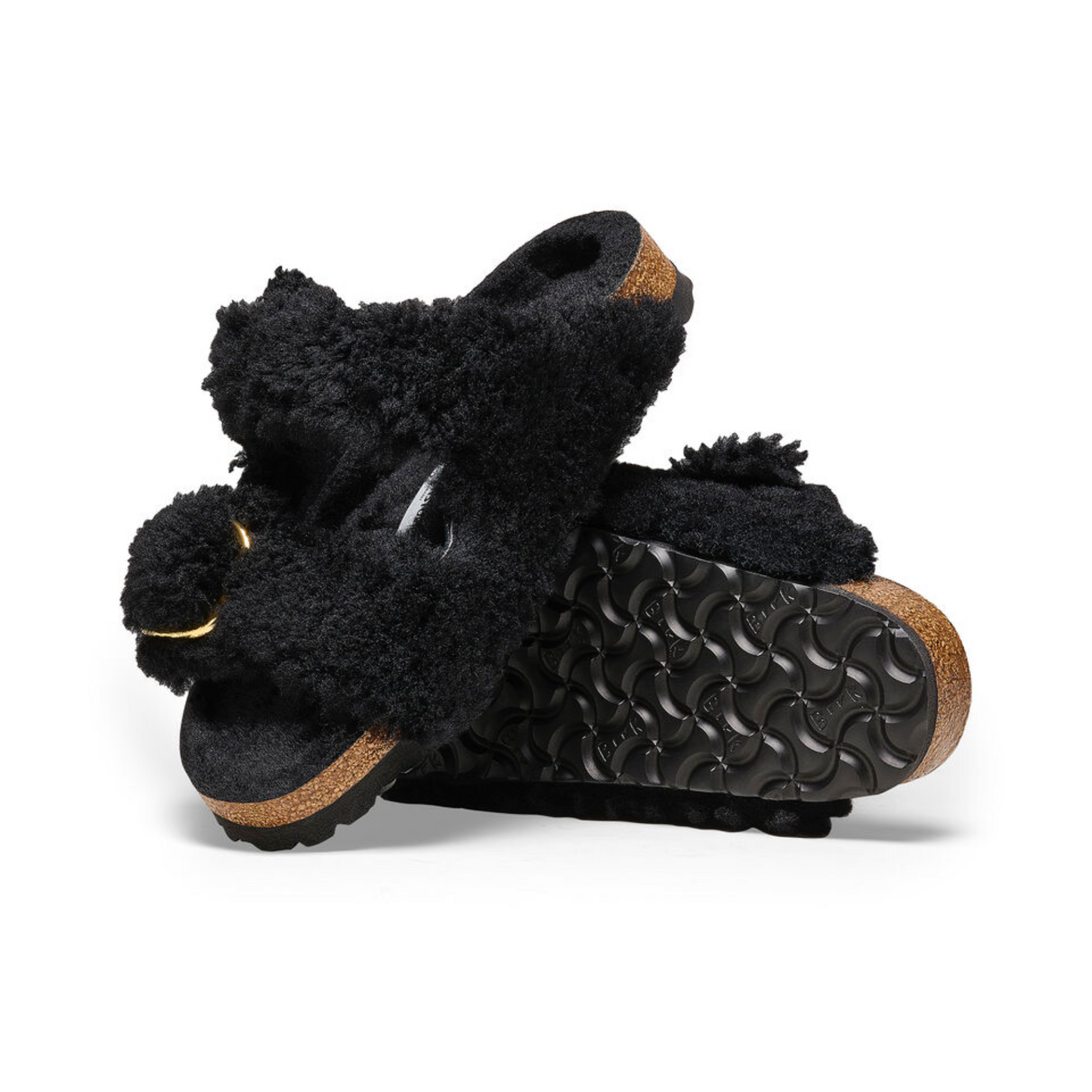 BIRKENSTOCK ARIZONA BIG BUCKLE SHEARLING TEDDY WOMEN