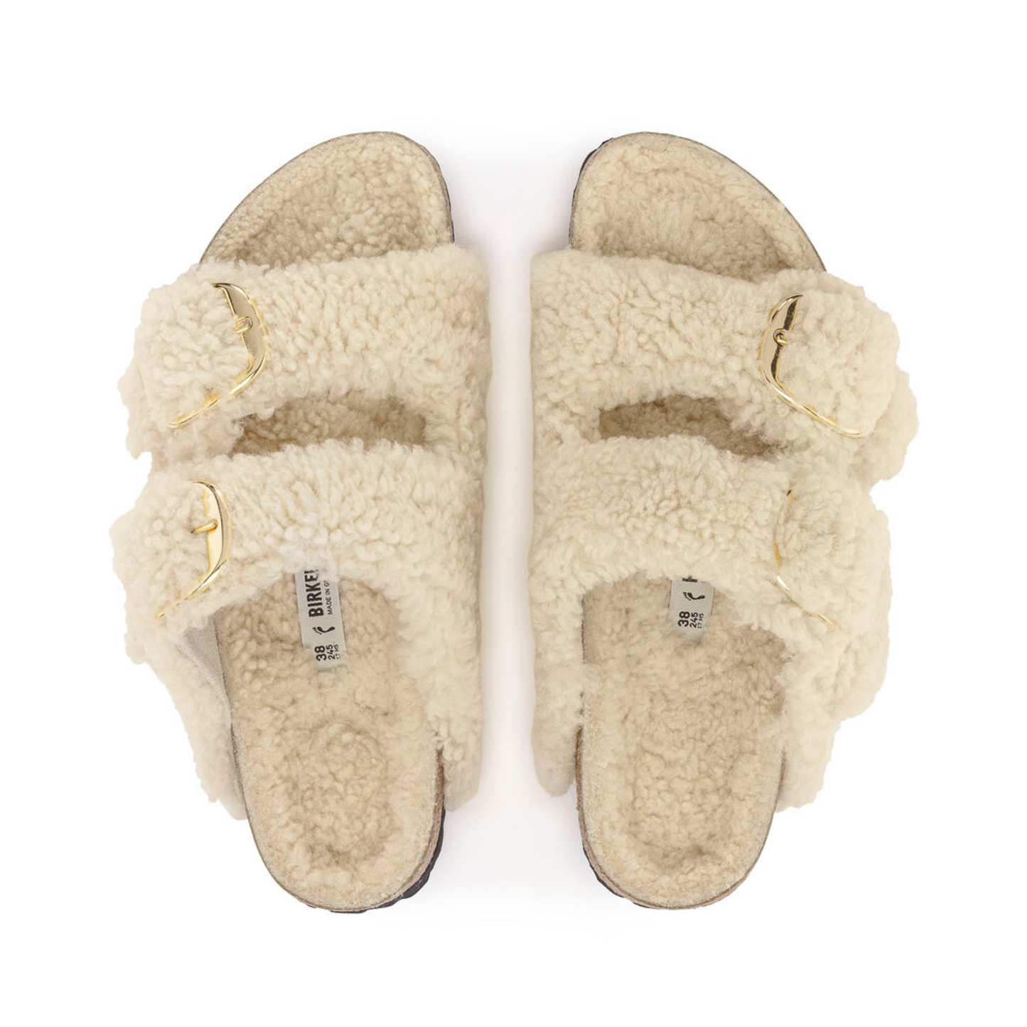 BIRKENSTOCK ARIZONA BIG BUCKLE SHEARLING TEDDY WOMEN