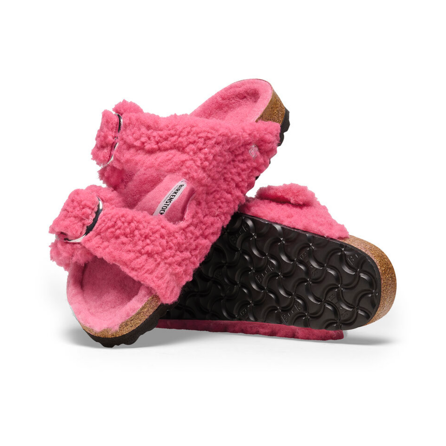 BIRKENSTOCK ARIZONA BIG BUCKLE SHEARLING TEDDY WOMEN