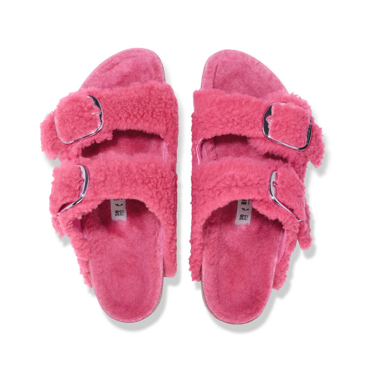 BIRKENSTOCK ARIZONA BIG BUCKLE SHEARLING TEDDY WOMEN
