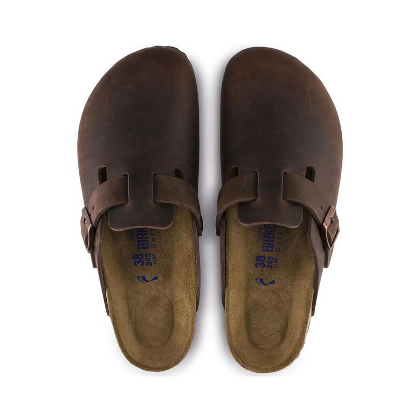 BIRKENSTOCK BOSTON SOFT FOOTBED OILED LEATHER WOMEN N (NARROW)