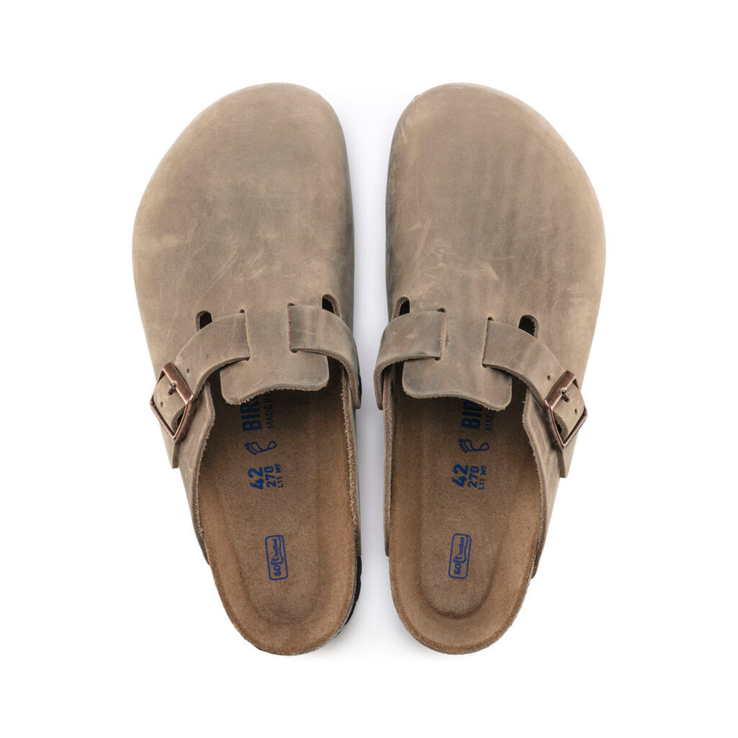 BIRKENSTOCK BOSTON SOFT FOOTBED OILED LEATHER WOMEN N (NARROW)