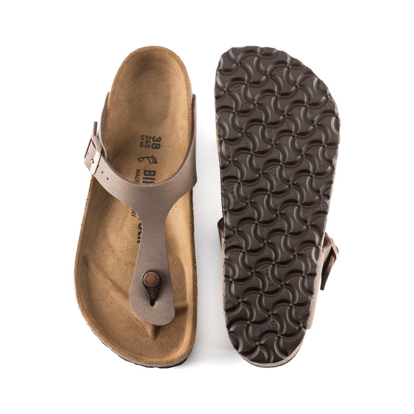 BIRKENSTOCK GIZEH BIRKIBUC R (REGULAR)