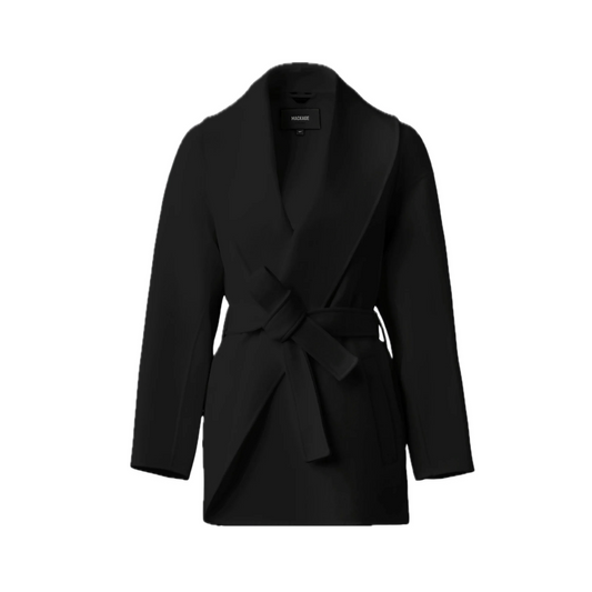 MACKAGE TYRA DOUBLE-FACE WOOL ROBE JACKET WOMEN