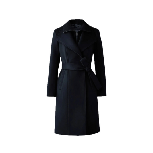 MACKAGE NORITA-Z 2-IN-1 DOUBLE FACE WOOL COAT WITH SASH WOMEN