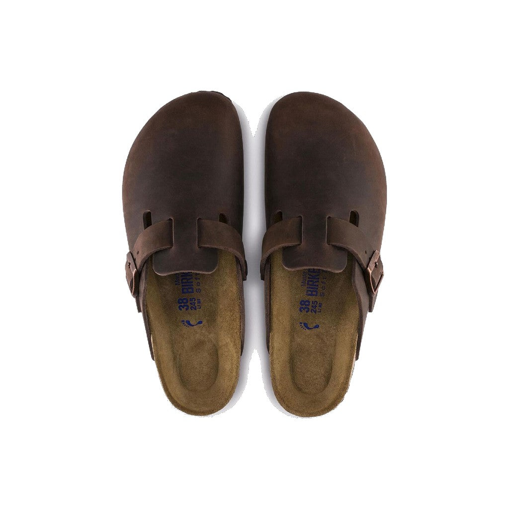 BIRKENSTOCK BOSTON SOFT FOOTBED OILED LEATHER MEN R (REGULAR)