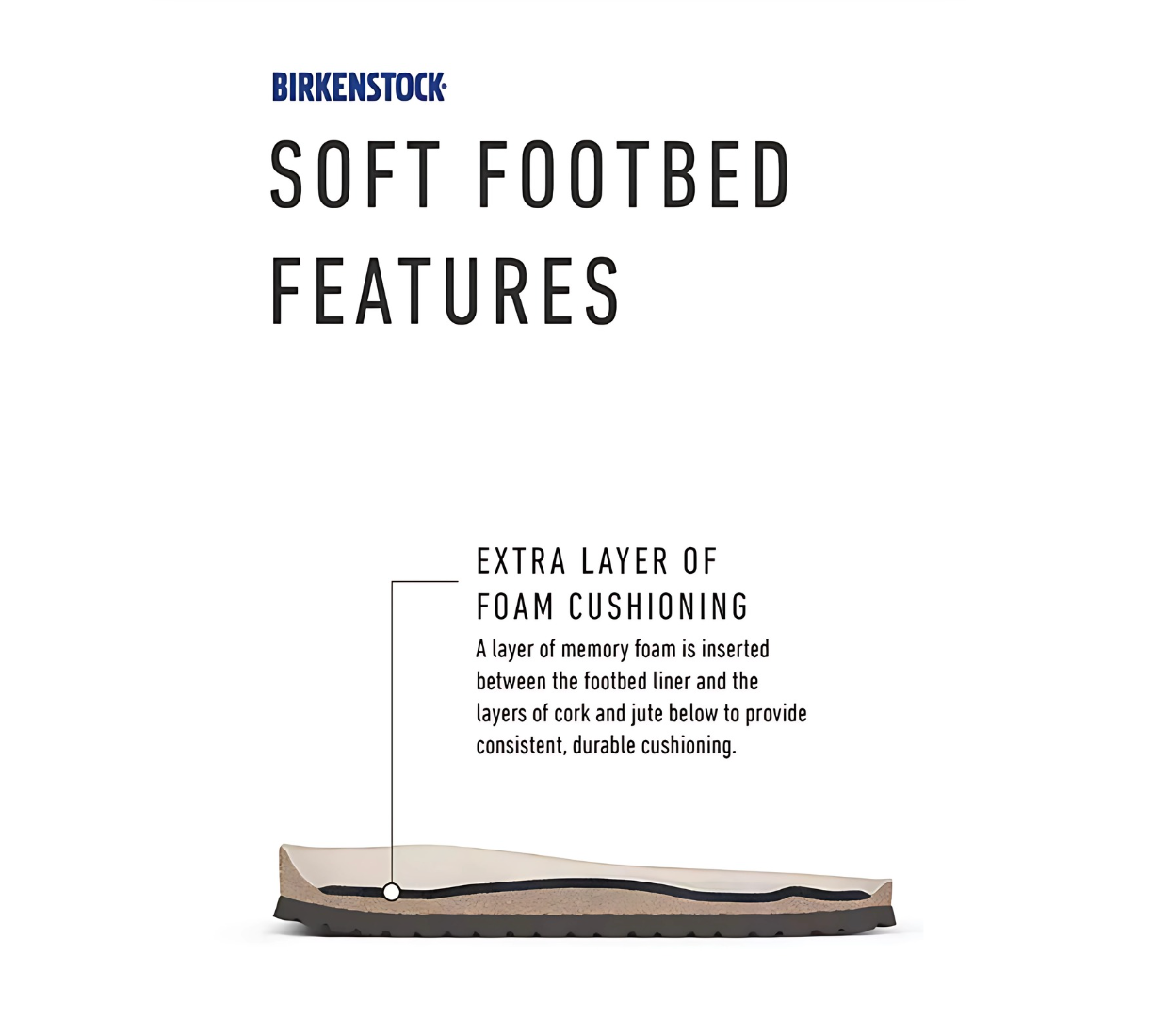 The Soft footbed