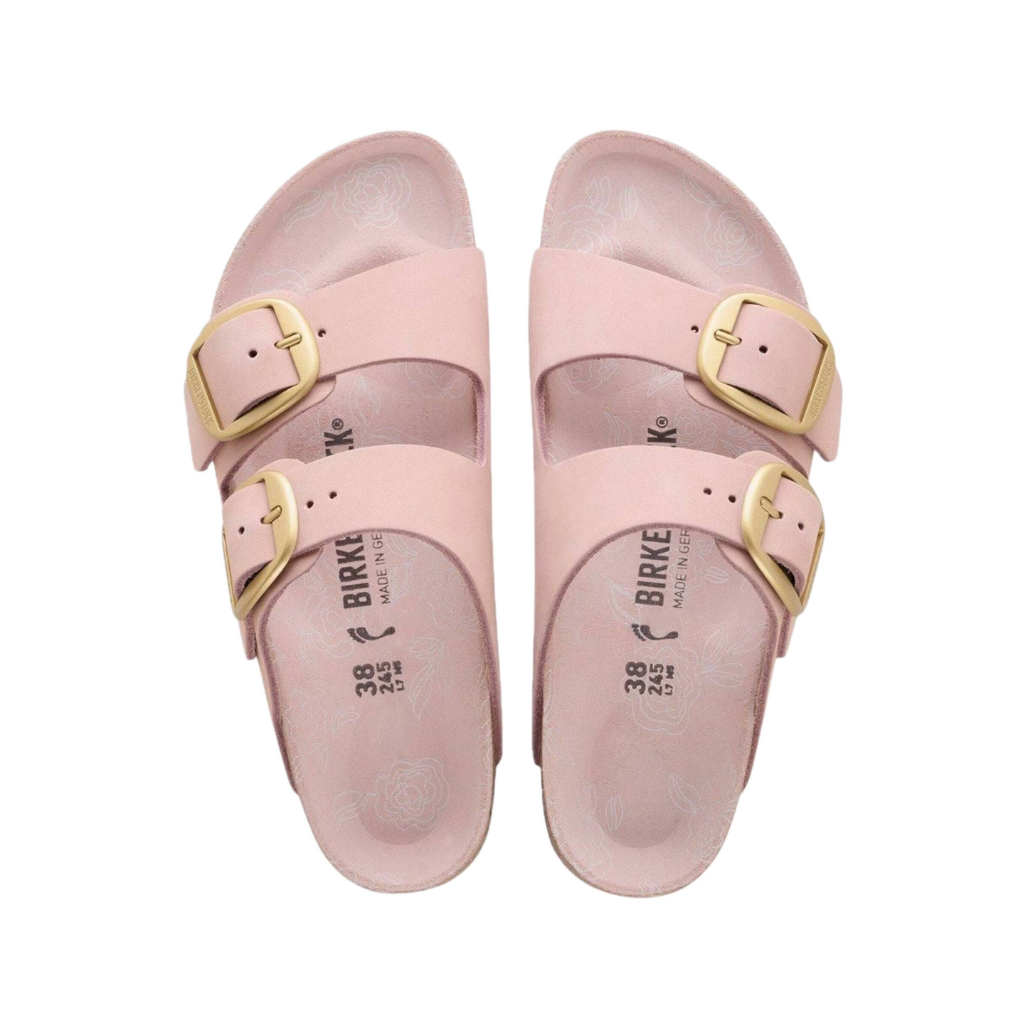 BIRKENSTOCK ARIZONA BIG BUCKLE FLOWER PRINTED FOOTBED N WOMEN (NARROW)