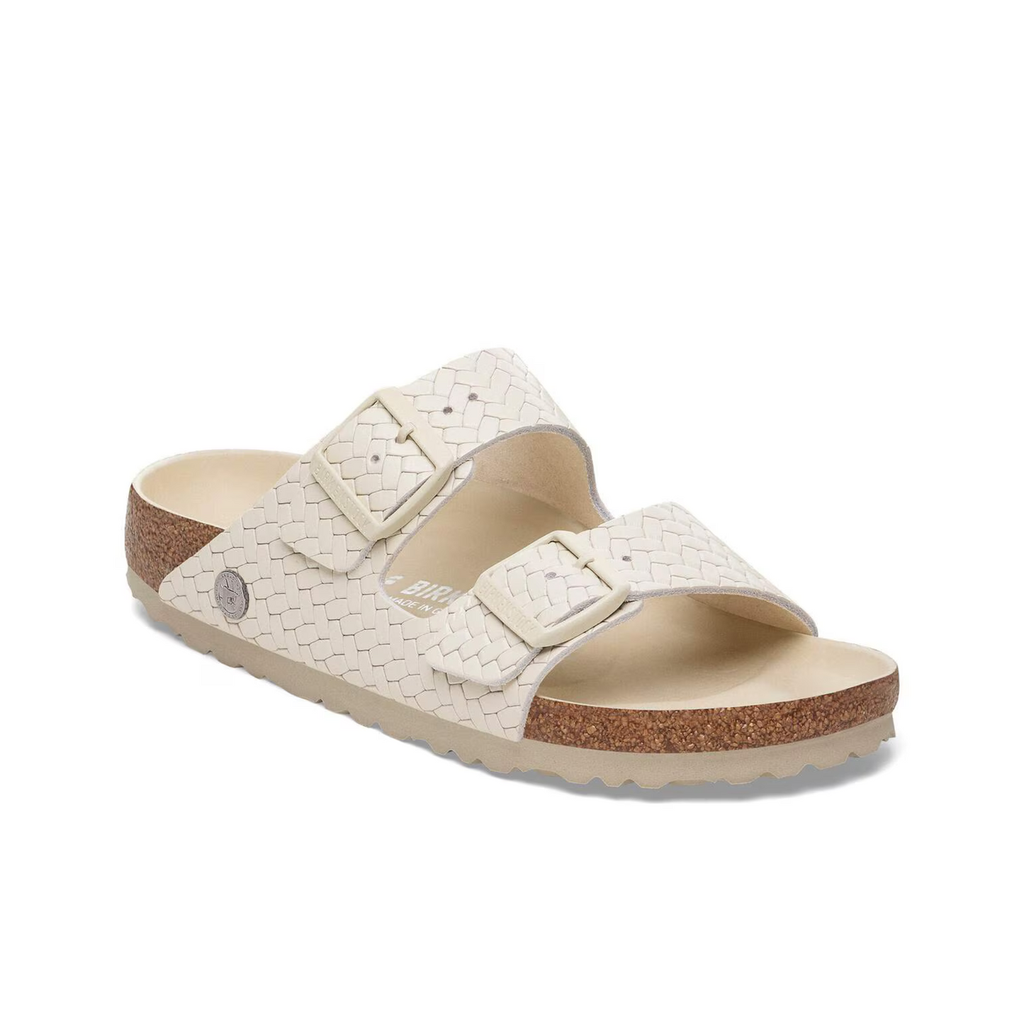 BIRKENSTOCK ARIZONA LEATHER WOVEN EMBROSSED (NARROW) WOMEN