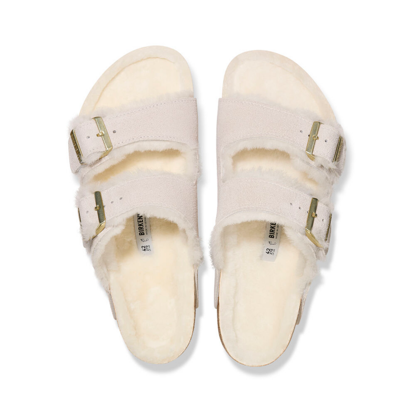 BIRKENSTOCK ARIZONA SUEDE SHEARLING N (NARROW)