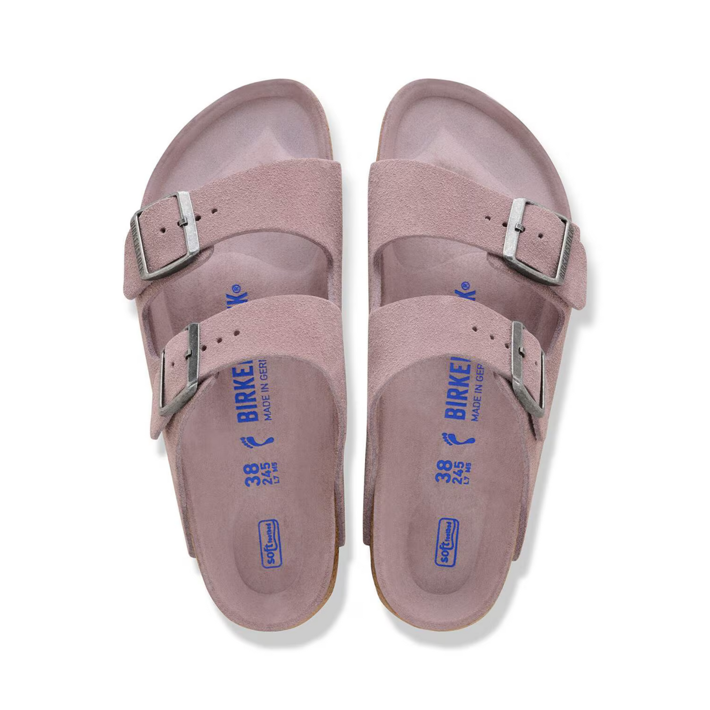 BIRKENSTOCK ARIZONA SOFT FOOTBED SUEDE WOMEN N (NARROW)