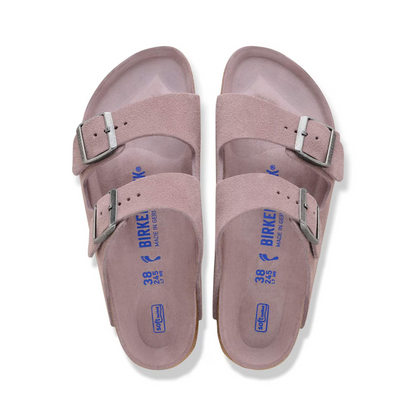 BIRKENSTOCK ARIZONA SOFT FOOTBED SUEDE WOMEN N (NARROW)