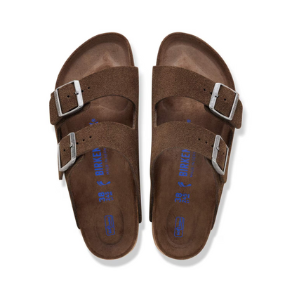 BIRKENSTOCK ARIZONA SOFT FOOTBED SUEDE WOMEN N (NARROW)