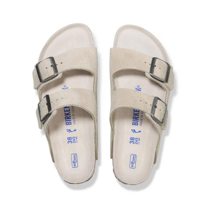 BIRKENSTOCK ARIZONA SOFT FOOTBED SUEDE WOMEN N (NARROW)