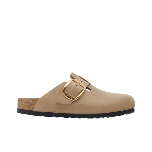 BIRKENSTOCK BOSTON BIG BUCKLE LEATHER FOOTBED OILED LEATHER WOMEN N (NARROW)