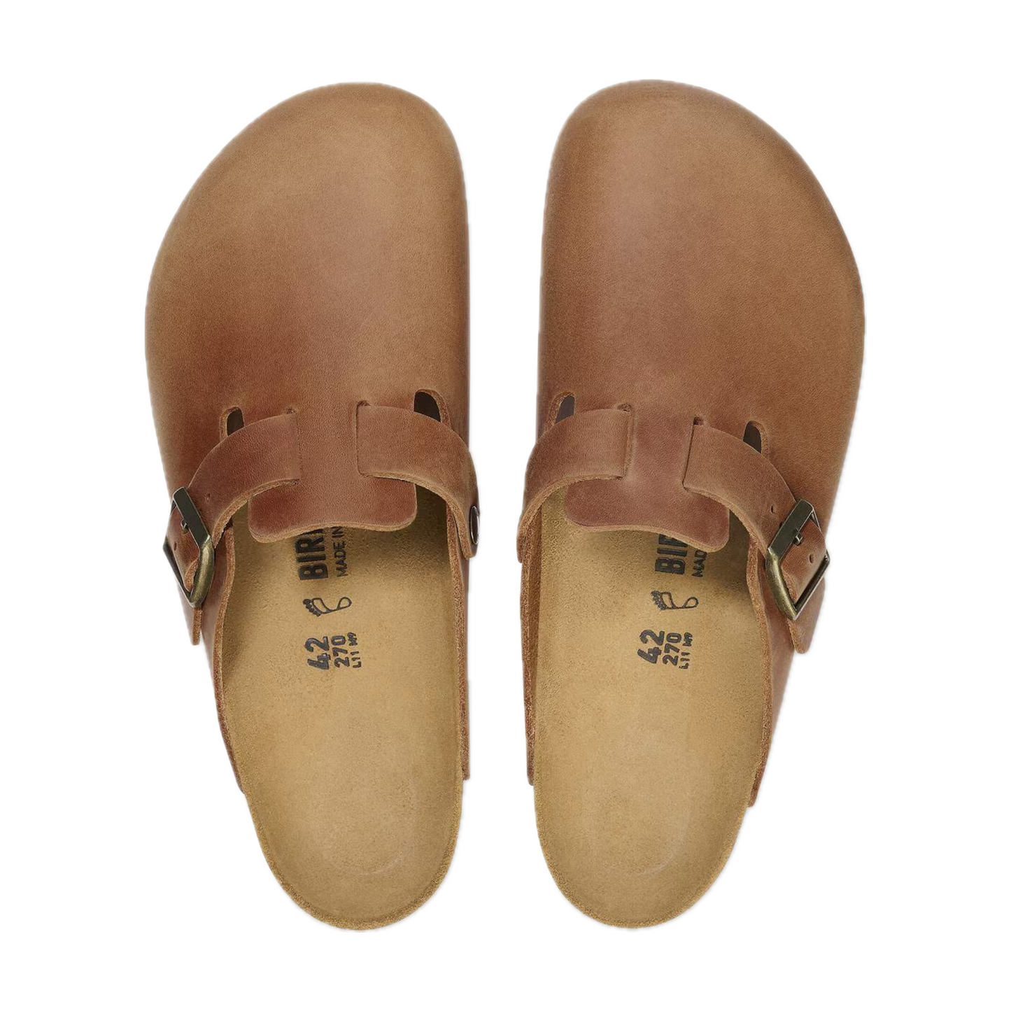 BIRKENSTOCK BOSTON OILED LEATHER HARD FOOTBED N (NARROW) WOMEN