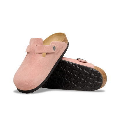 BIRKENSTOCK BOSTON SUEDE HARD FOOTBED N (NARROW) WOMEN