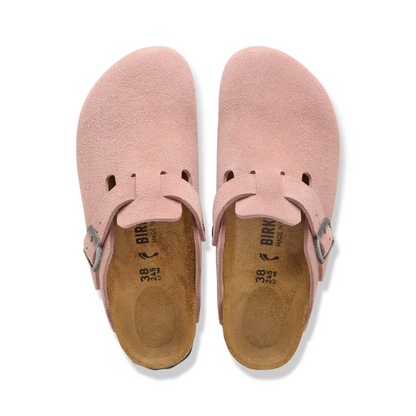 BIRKENSTOCK BOSTON SUEDE HARD FOOTBED N (NARROW) WOMEN