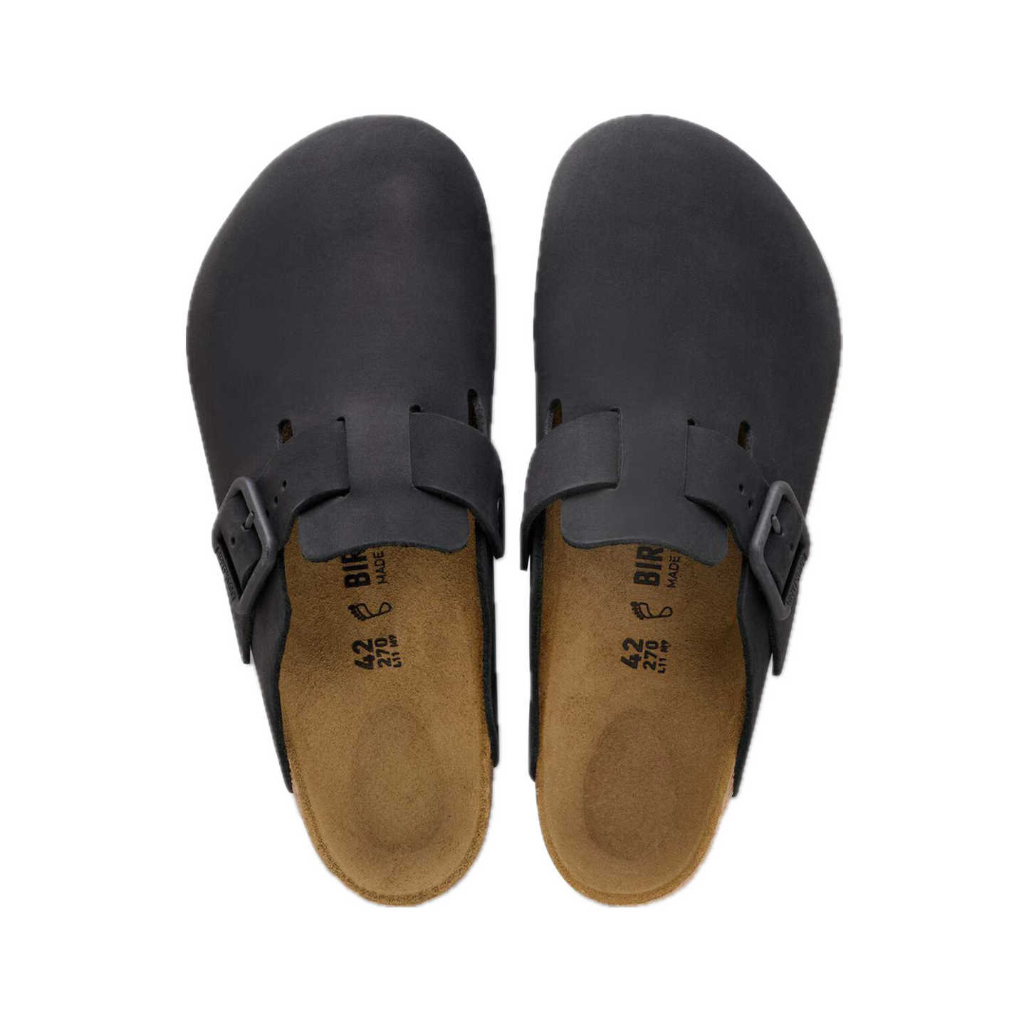 BIRKENSTOCK BOSTON WIRE BUCKLE NUBUCK LEATHER (REGULAR) MEN