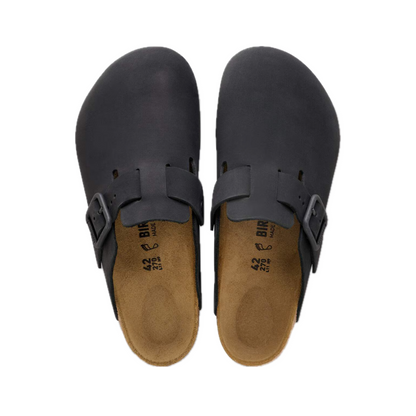 BIRKENSTOCK BOSTON WIRE BUCKLE NUBUCK LEATHER (REGULAR) MEN