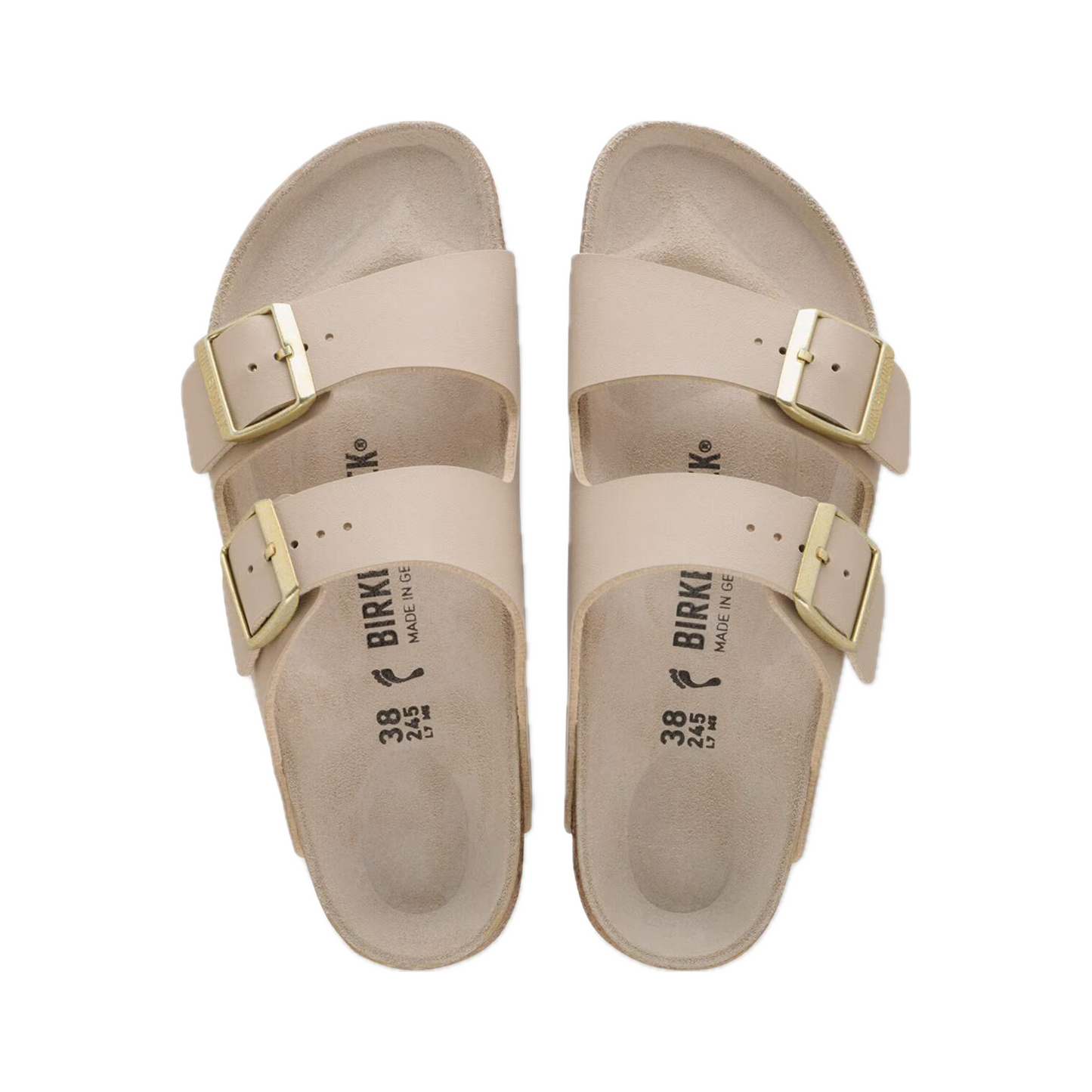 BIRKENSTOCK ARIZONA BIRKO-FLOR SUEDE FOOTBED LINING (NARROW) WOMEN