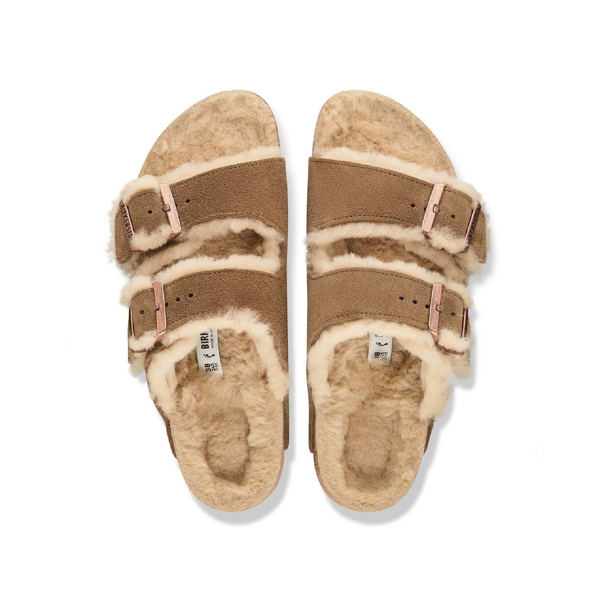 BIRKENSTOCK ARIZONA SUEDE SHEARLING N WOMEN (NARROW)