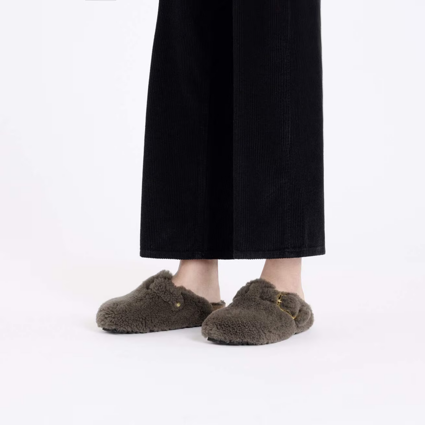 BIRKENSTOCK BOSTON BIG BUCKLE SHEARLING WOMEN