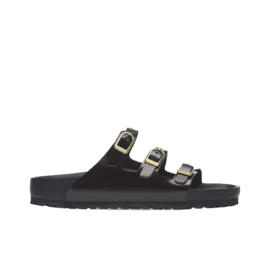 BIRKENSTOCK FLORIDA EXQUISITE NATURAL LEATHER PATENT (WOMEN)
