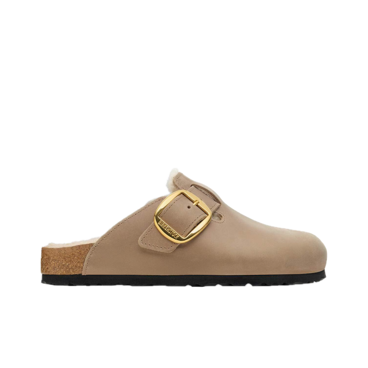 BOSTON BIG BUCKLE SHEARLING OILED LEATHER WOMEN (NARROW)