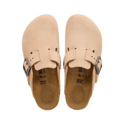 BIRKENSTOCK BOSTON WIRE BUCKLE NUBUCK LEATHER (REGULAR) MEN