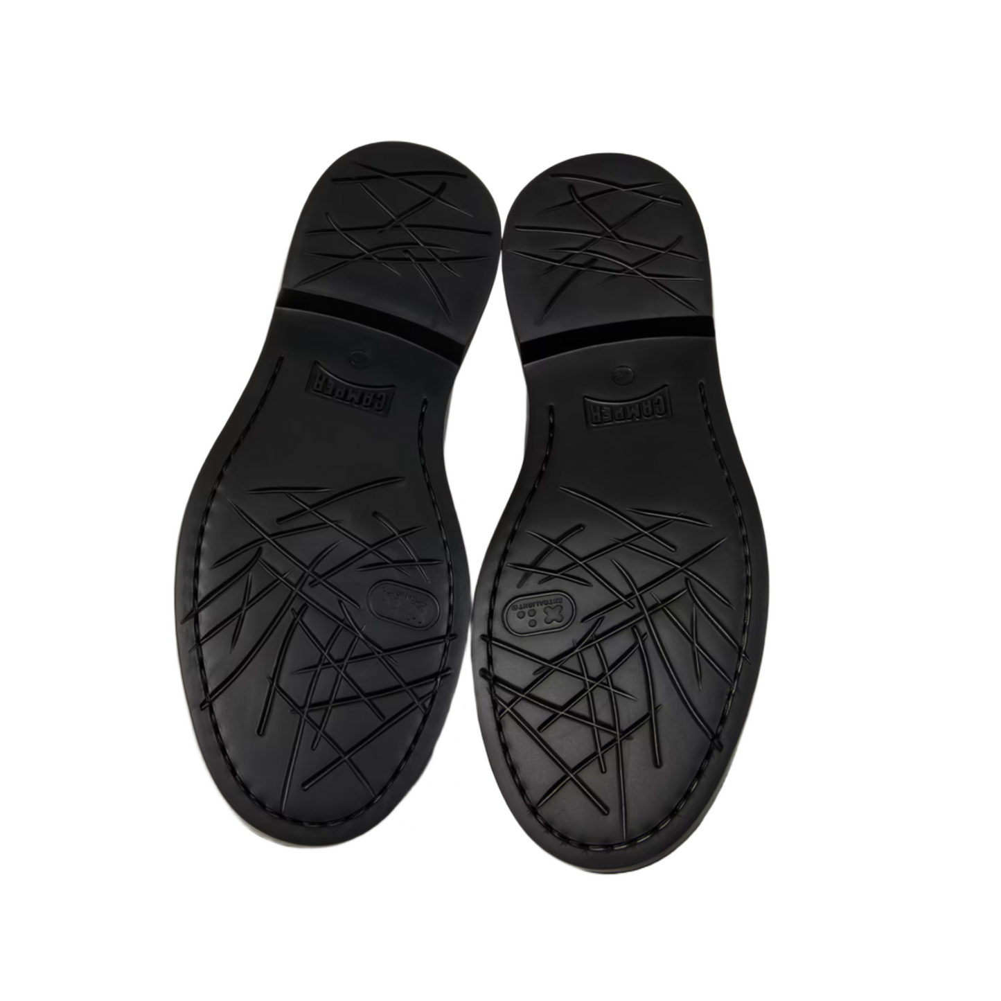 CAMPER K101045 DEAN BLACK LEATHER MOCCASINS MEN