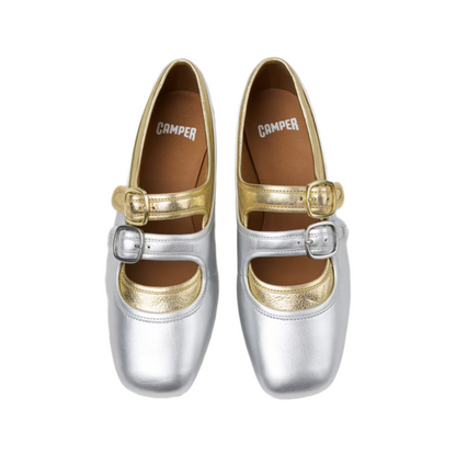 CAMPER K201952 CASI MYRA LEATHER BALLERINAS WOMEN