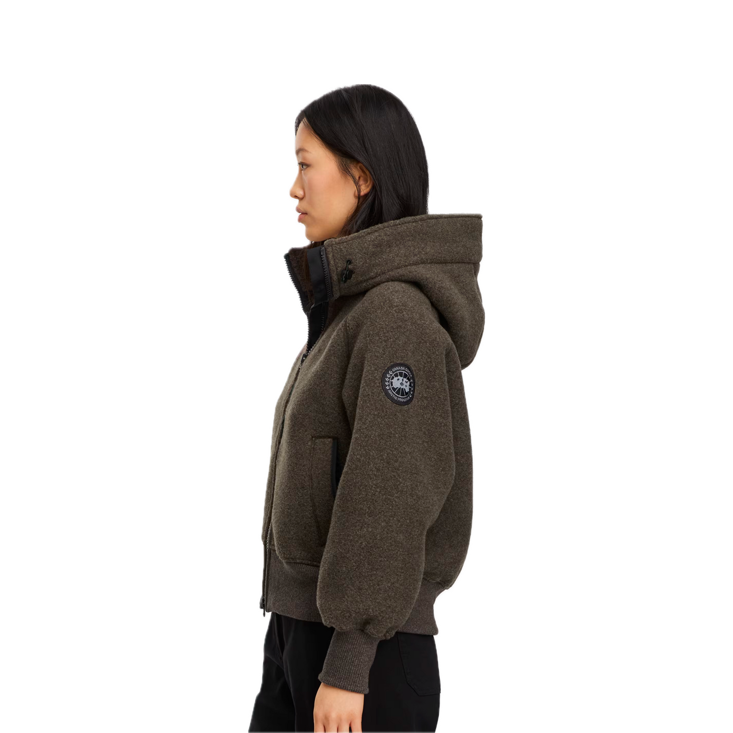 CANADA GOOSE CHILLIWACK BOMBER KIND FLEECE BLACK LABEL WOMEN