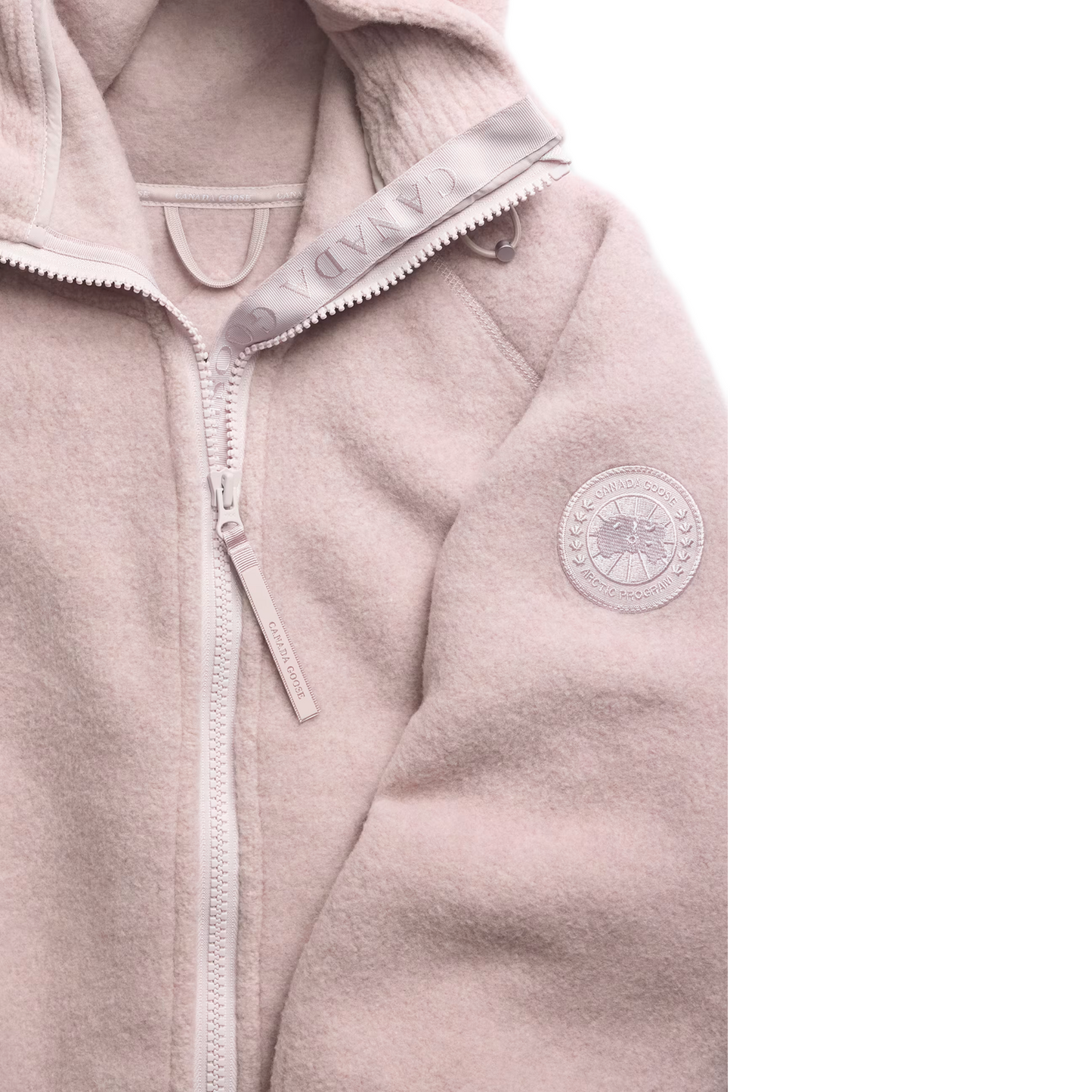 CANADA GOOSE CHILLIWACK FLEECE BOMBER TONAL LABEL WOMEN
