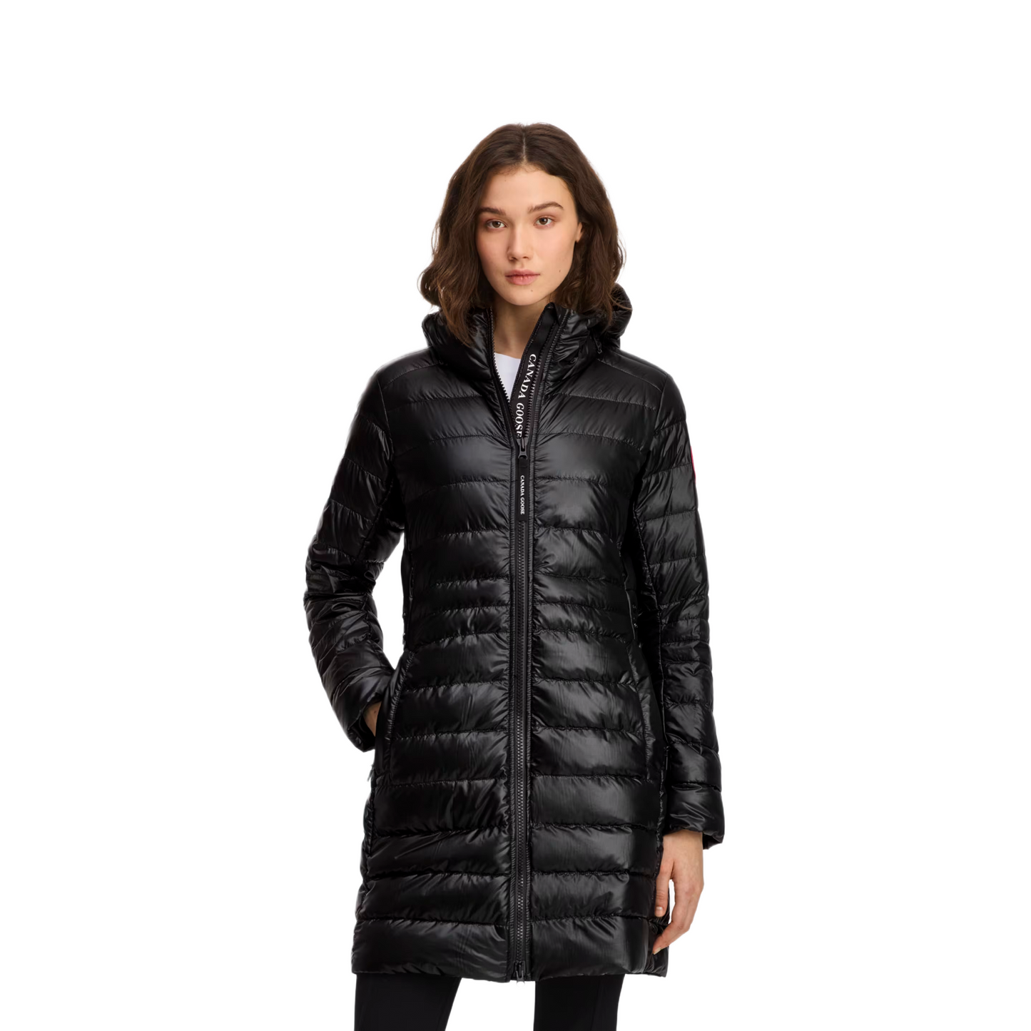 CANADA GOOSE CYPRESS HOODED JACKET RED LABEL WOMEN