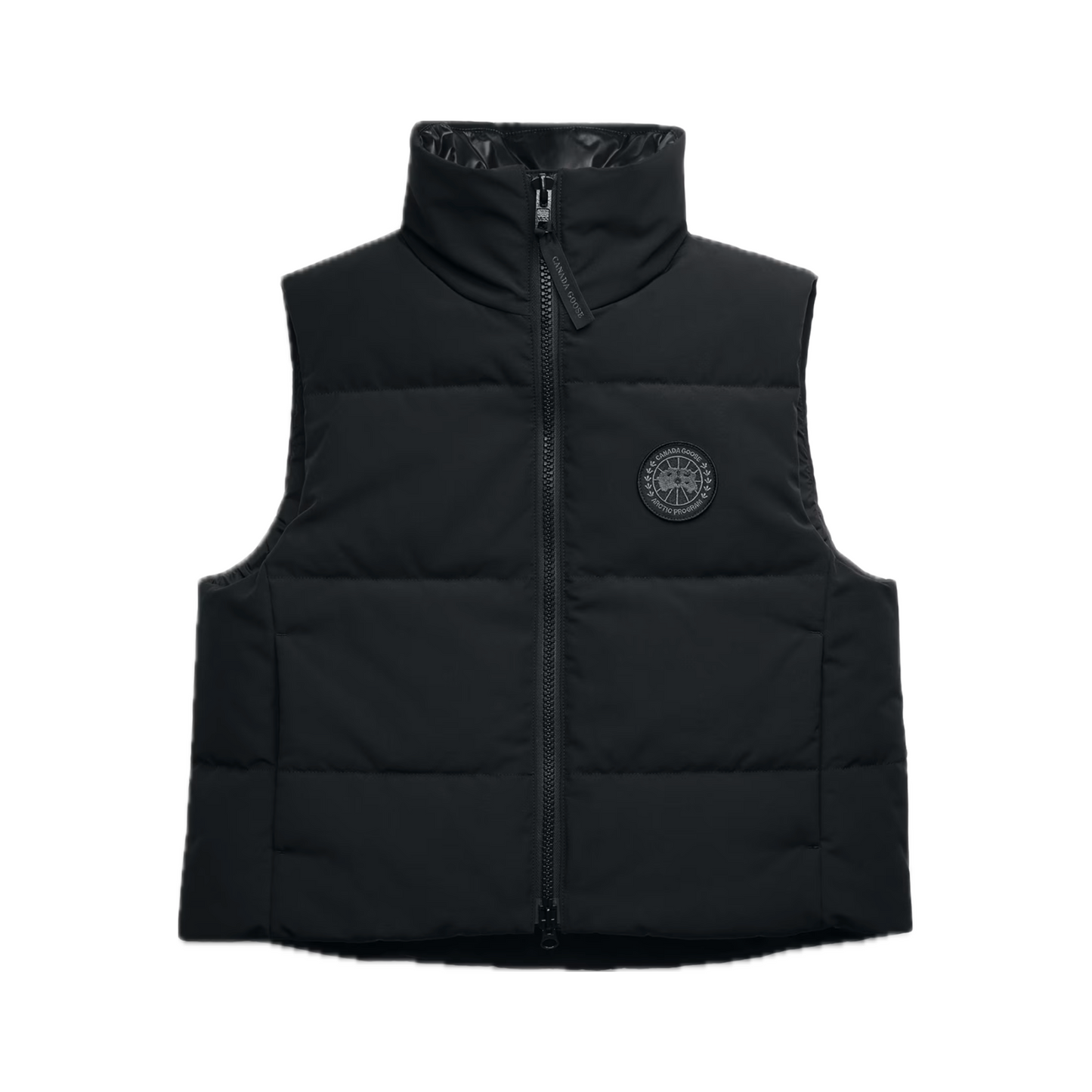 CANADA GOOSE GRANDVIEW CROPPED VEST BLACK LABEL WOMEN