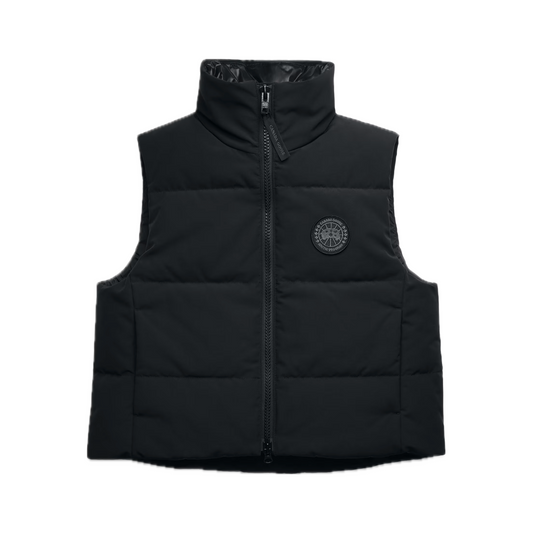 CANADA GOOSE GRANDVIEW CROPPED VEST BLACK LABEL WOMEN
