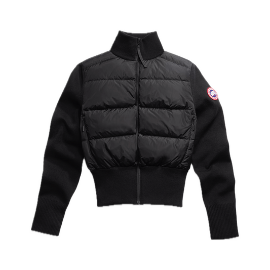 CANADA GOOSE HYBRIDGE WIDE QUILT KNIT JACKET RED LABEL WOMEN