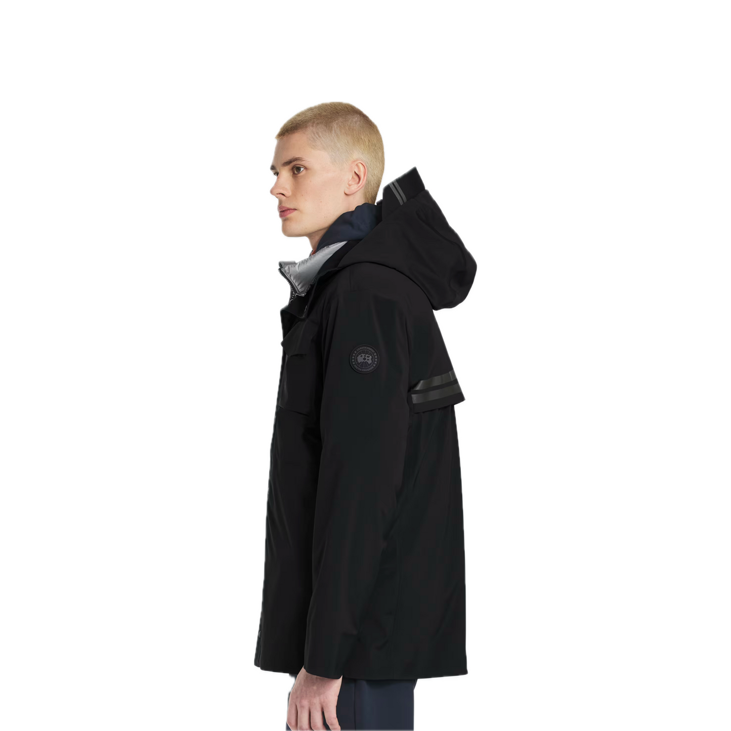 CANADA GOOSE NANAIMO RAIN JACKET BLACK LABEL MEN