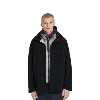CANADA GOOSE NANAIMO RAIN JACKET BLACK LABEL MEN