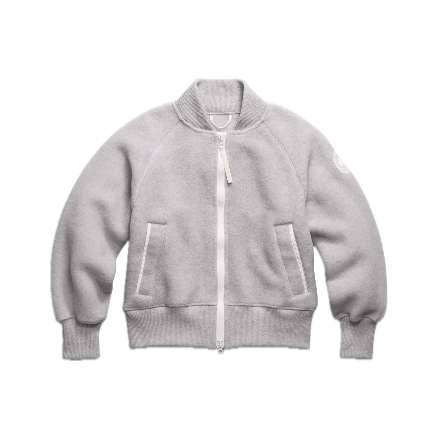 CANADA GOOSE SIERRA FLEECE BOMBER WHITE LABEL WOMEN