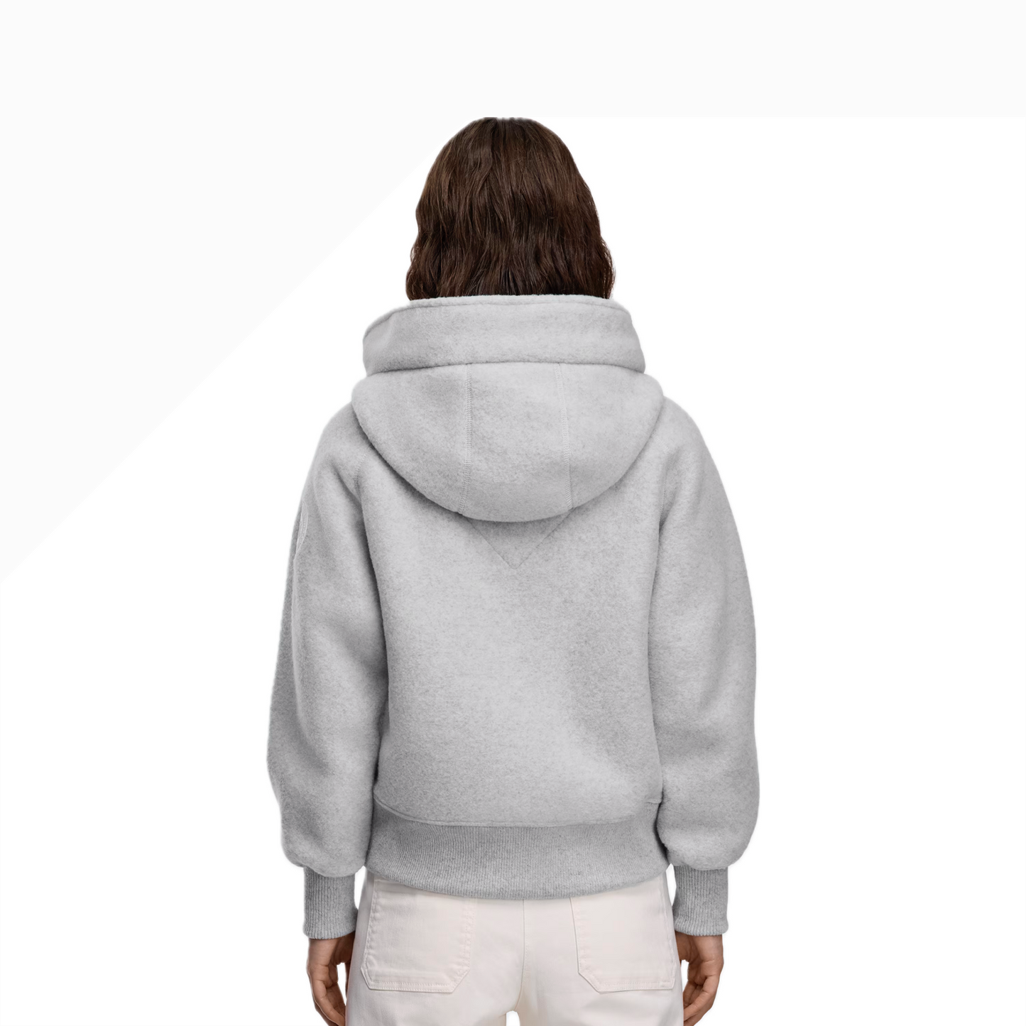 CANADA GOOSE CHILLIWACK BOMBER KIND FLEECE WHITE LABEL WOMEN