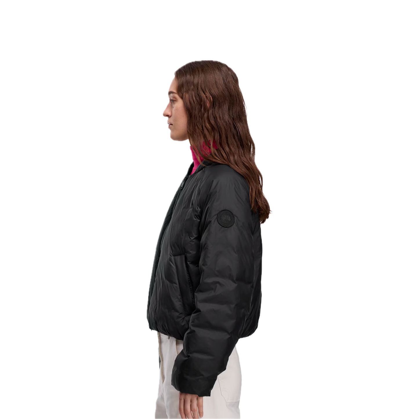 CANADA GOOSE ELBA BOMBER TONAL LABEL WOMEN