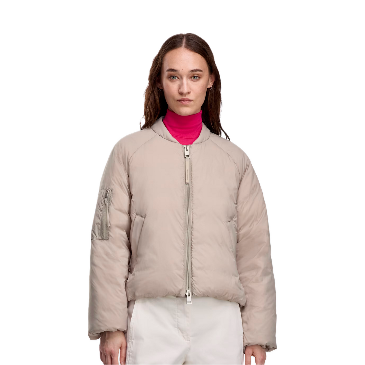 CANADA GOOSE ELBA BOMBER TONAL LABEL WOMEN