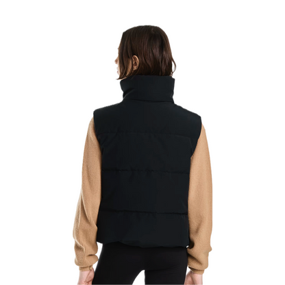 CANADA GOOSE GRANDVIEW CROPPED VEST BLACK LABEL WOMEN