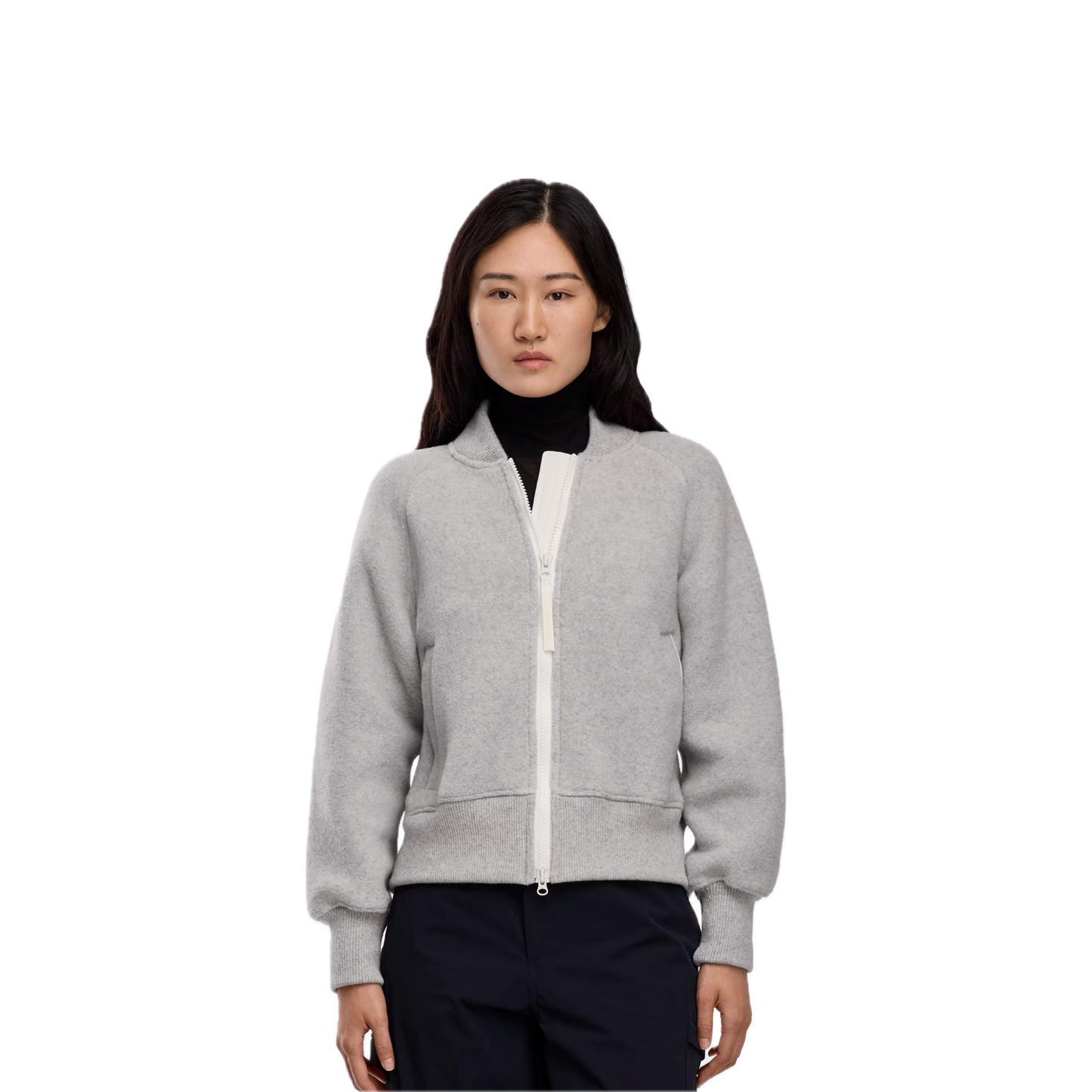 CANADA GOOSE SIERRA FLEECE BOMBER WHITE LABEL WOMEN